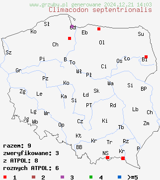 znaleziska Climacodon septentrionalis (zębniczek północny) na terenie Polski