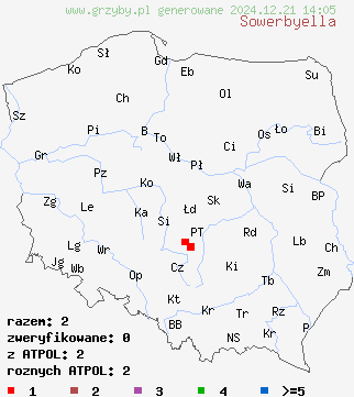 znaleziska Sowerbyella na terenie Polski